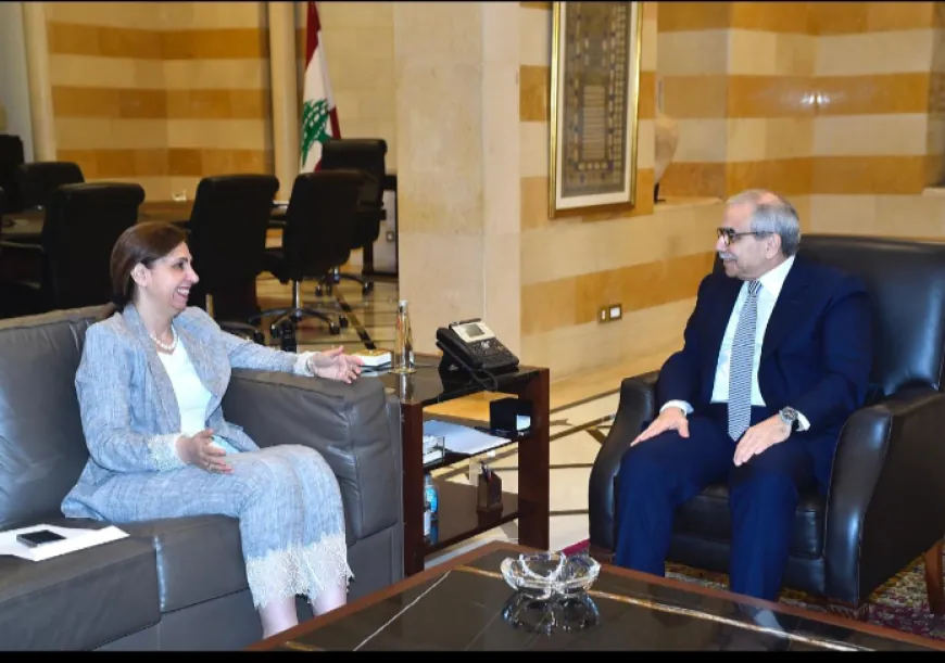 استقبل الرئيس نواف_سلام المديرة التنفيذية للاسك.
