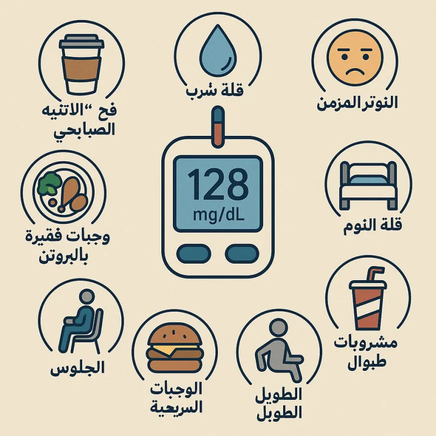 تحقيق خاص من "مراسل نيوز" – عادات يومية بريئة... لكنها ترفع السكر في دمك بصمت!