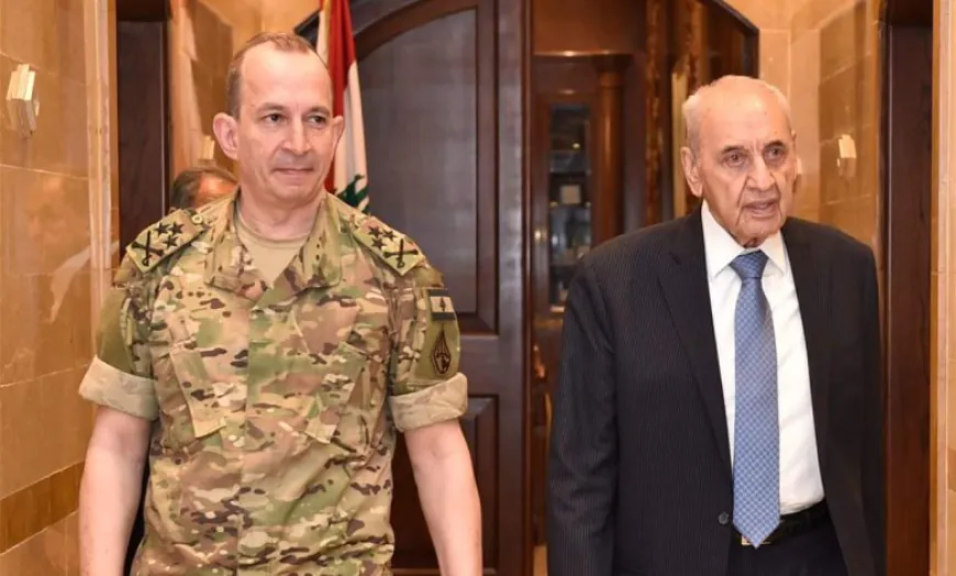 الرئيس بري تابع التطورات والعدوان الإسرائيلي أمس على النبطية مع سلام وهيكل
