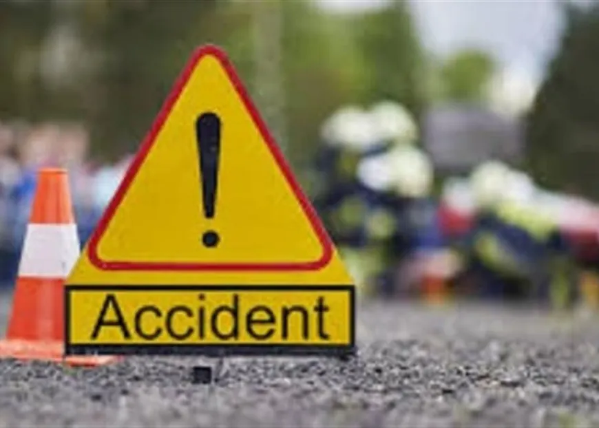 حادث صدم على أوتوستراد بحنين