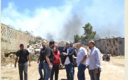 رئيس بلدية طرابلس تفقد موقع الحريق في محيط سوق الأحد واطلق سلسلة تدابير ميدانية عاجلة
