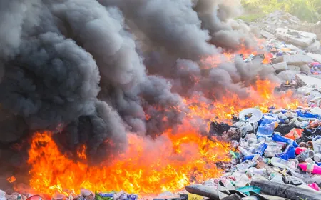 بجرم افتعال حريق في مكب النفايات..بلدية طرابلس تدعي ضد مجهول