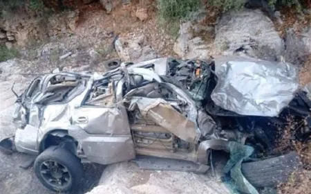 في جبيل.. إنقلبت سيارتها رباعية الدفع في وادٍ وإنحرفت عن مسارها فضت على الفور