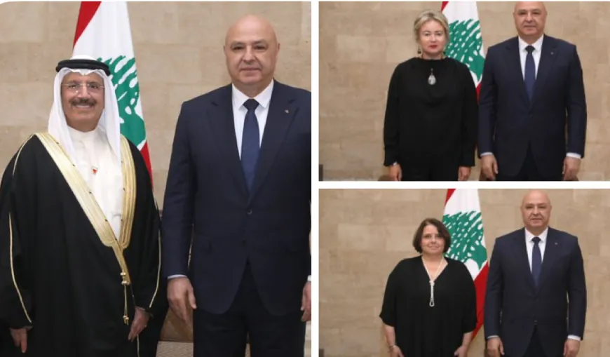 رئيس الجمهورية يتسلّم أوراق اعتماد سفراء