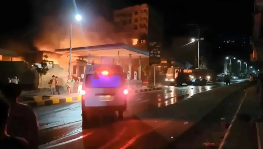 اليمن... قتلى وجرحى باستهداف مسيّرة حوثية محطة وقود في تعز