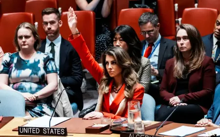 واشنطن تستخدم «الفيتو» ضد مشروع قرار يطالب بوقف إطلاق النار في غزة