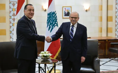 رئيس الوزراء المصري يستهلّ جولته في بيروت بلقاء سلام
