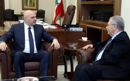 *نائب رئيس الحكومة طارق متري بعد لقائه الرئيس عون:*