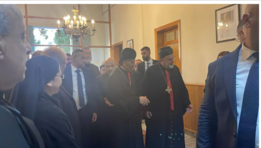 وصول البطريرك بشارة الراعي إلى مطرانية طرابلس المارونية