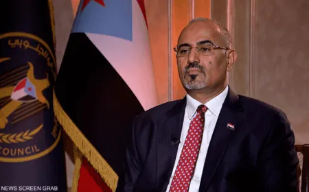 السعودية: عيدروس الزبيدي فرّ إلى جهة مجهولة