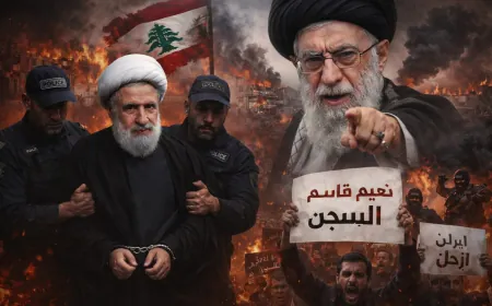 نعيم قاسم إلى السجن… وخامنئي إلى مزبلة التاريخ