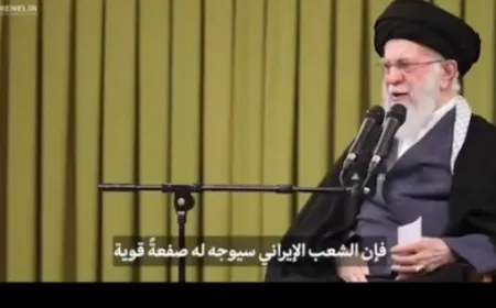 الحساب الرسمي للمرشد علي الخامنئي ينشر الآن