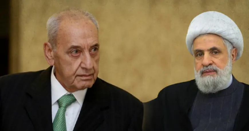 بعد فشل نعيم  قاسم… نبيه بري المرشد الجديد الذي يعيد رسم النفوذ الإيراني في لبنان