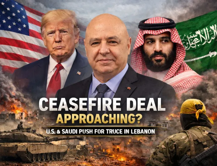 مراسل نيوز: تحرّك أميركي–سعودي برعاية جوزيف عون يمهّد لوقف إطلاق النار فجراً