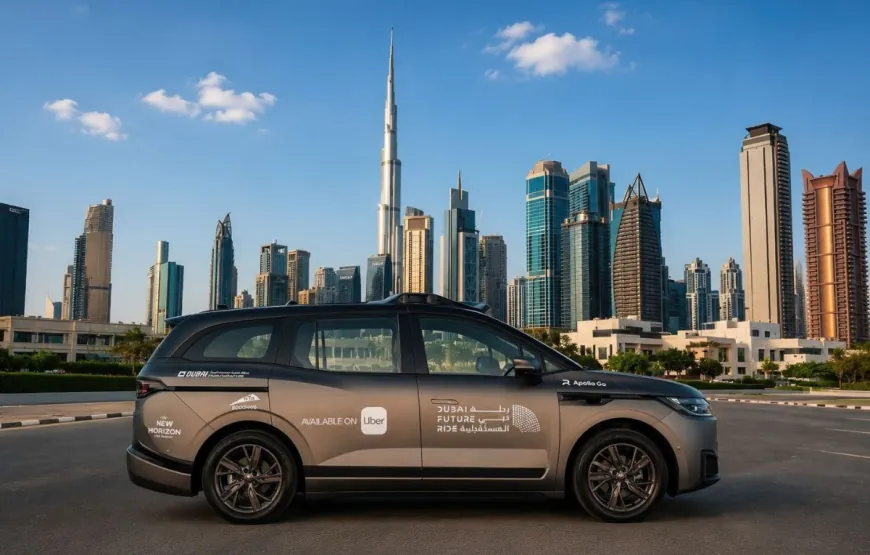 دبي تدخل عصر التنقل بلا سائق! أوبر تتيح لأول مرة مركبات Apollo Go ذاتية القيادة بالكامل من بايدو عبر منصتها في دبي، في خطوة جديدة نحو مستقبل النقل الذكي. وتبدأ الخدمة في مناطق محددة من أم سقيم وجميرا، مع خطط للتوسع