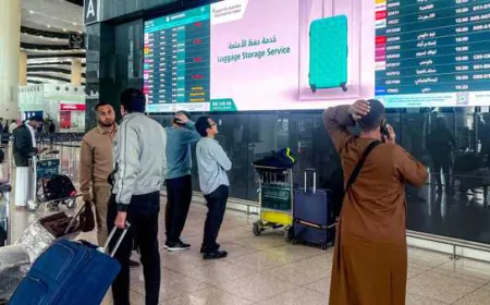 الطيران المدني السعودي" تعلن تعليق العمليات في مطار الرياض