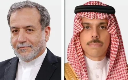 فيصل بن فرحان وعراقجي يبحثان التصعيد بالمنطقة
