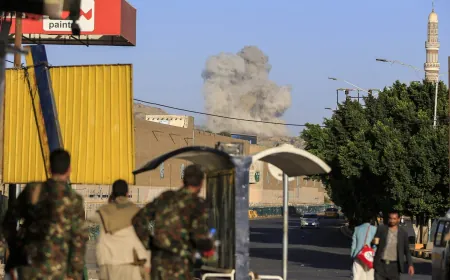 إعلام حوثي: ضربات سعودية على شركة نفط غرب صنعاء