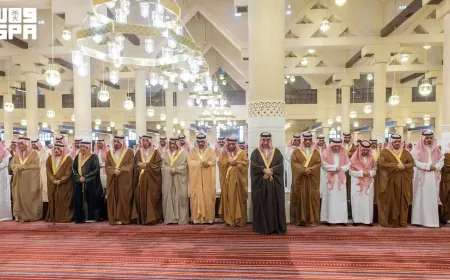 بالأسماء.. أمراء ومسؤولون يؤدون صلاة الميت على أميرة سعودية بالرياض