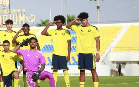 بـ"تحية عسكرية".. هكذا احتفل نجل رونالدو بهدفه مع النصر