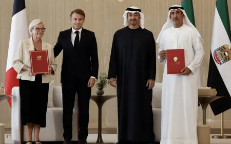 الإمارات وفرنسا تعززان تعاونهما الدفاعي خلال زيارة ماكرون إلى أبوظبي