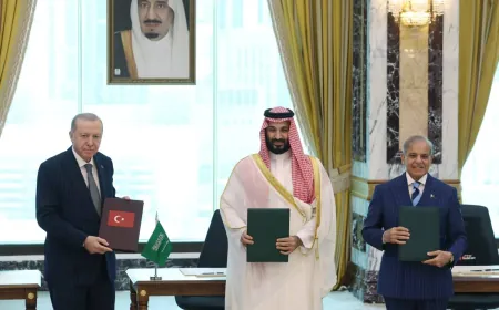 إردوغان يحيل «اتفاقية مكة للدفاع المشترك» إلى البرلمان للتصديق عليها قال إن هجمات الحوثيين على السعودية زادت حدة التوتر بالمنطقة