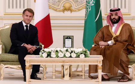 ماكرون يزور الرياض للقاء ولي العهد السعودي