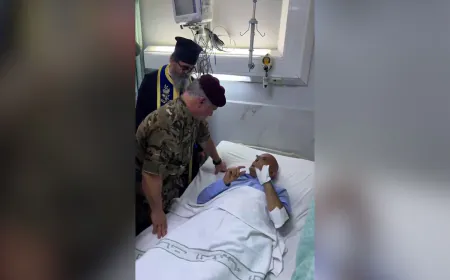 ملك الأردن يزور مصابي هجوم كنيسة الكرك ويؤكد ردّاً حازماً