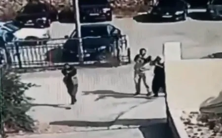 كاميرات المراقبة توثق لحظات إطلاق النار على كنيسة في الكرك