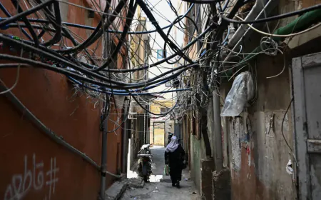 كهرباء لبنان تحدد موعداً نهائياً: 20 يوماً لتسوية مستحقات المخيمات الفلسطينية