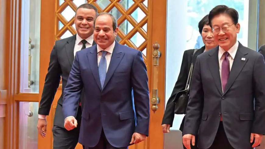 أغنية مصرية تحظى باستحسان في مراسم استقبال رسمية بكوريا