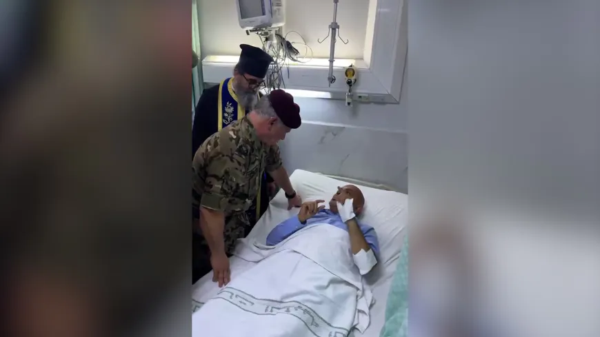 ملك الأردن يزور مصابي هجوم كنيسة الكرك ويؤكد ردّاً حازماً